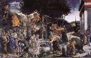 The temptation of mossy Sandro Botticelli